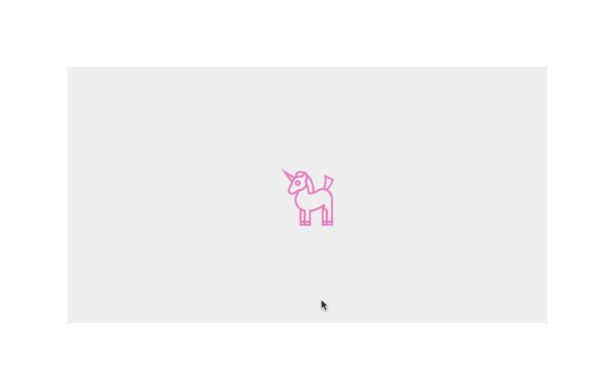 Image of animated gif unicorn design trend
