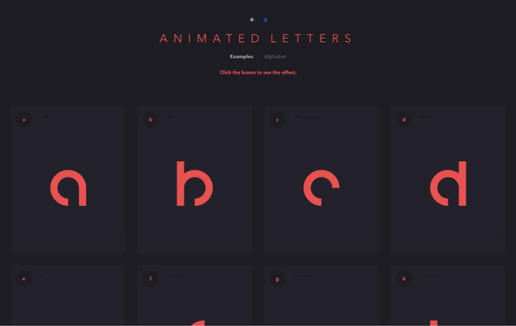 Creative typography web design trend