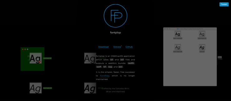 Fontplop Mac app to compress font files