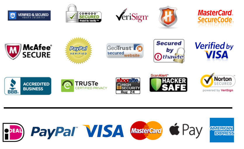 Security and payment logos