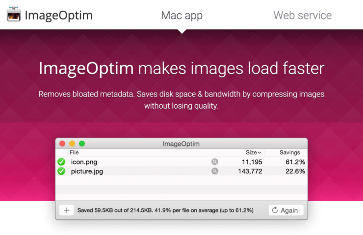 Image Optim Homepage