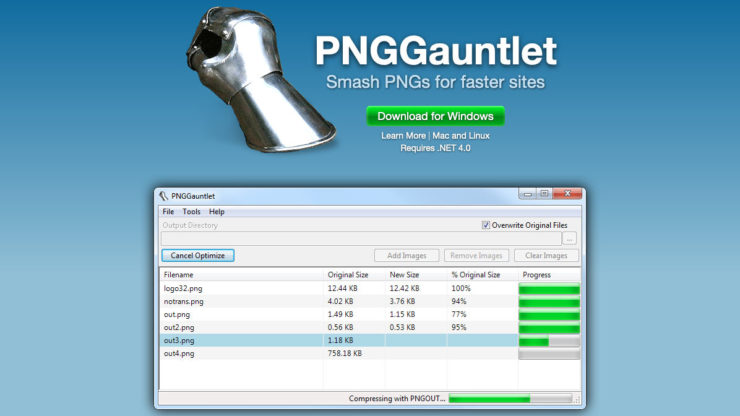 PNG Gauntlet Homepage
