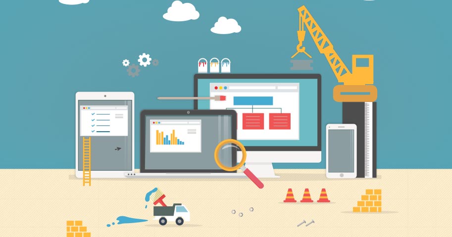 Website construction site