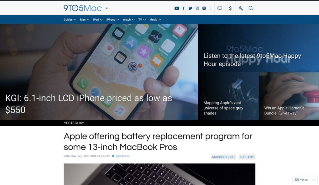 9To5Mac Website