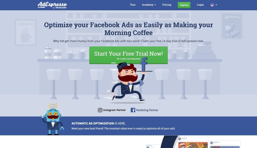 AdEspresso Website