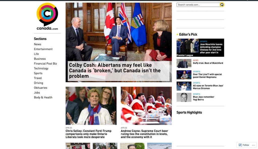 Canada Website
