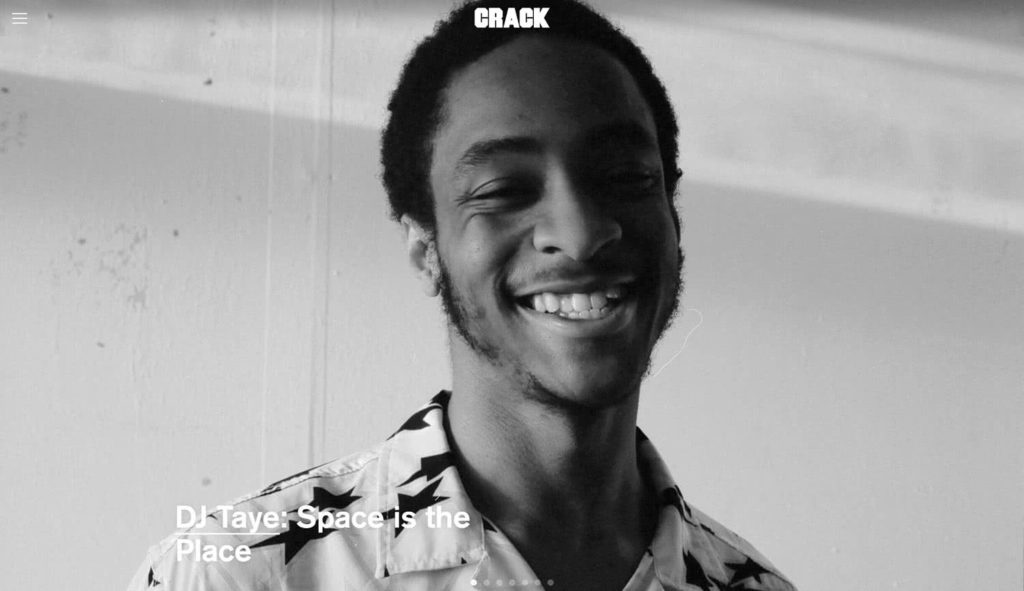 Crack Magazine Website