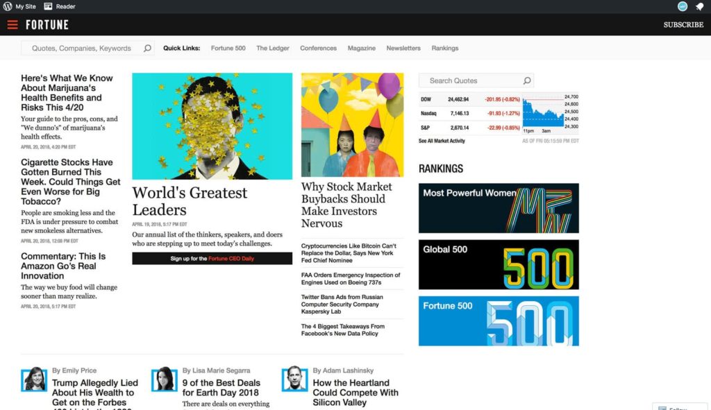 Fortune Website