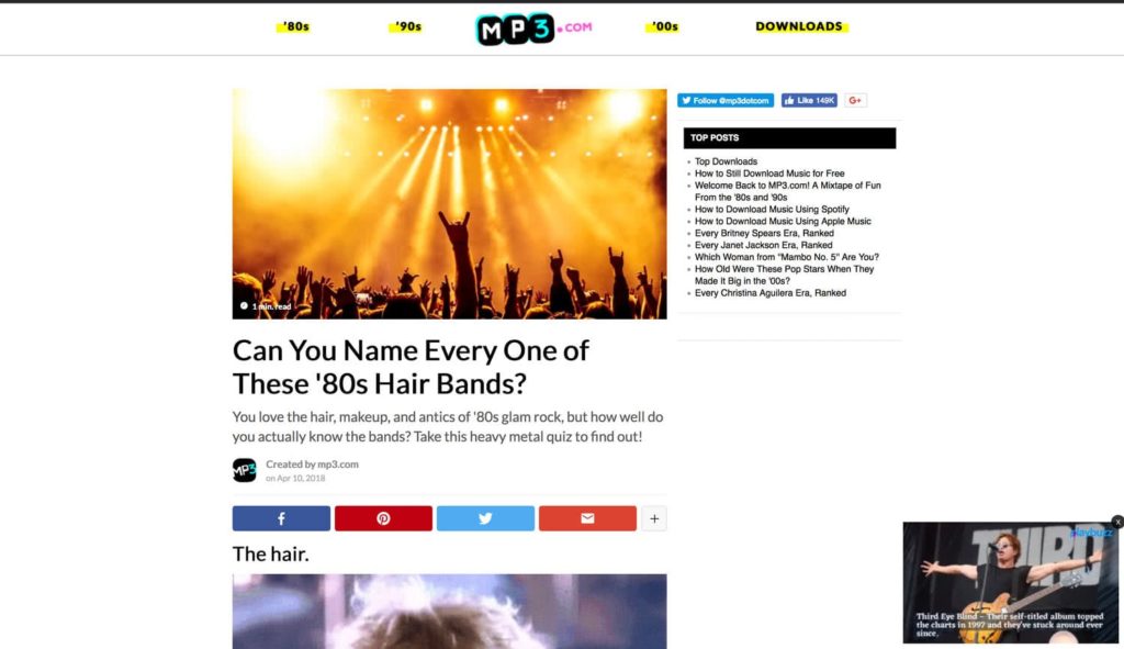 MP3 Website