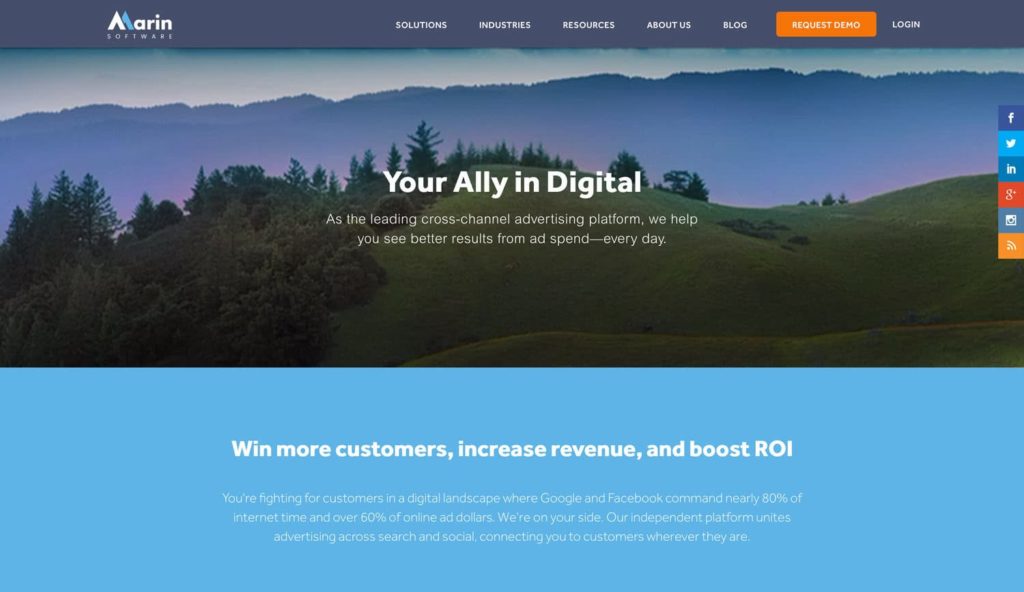 Marin Software Website