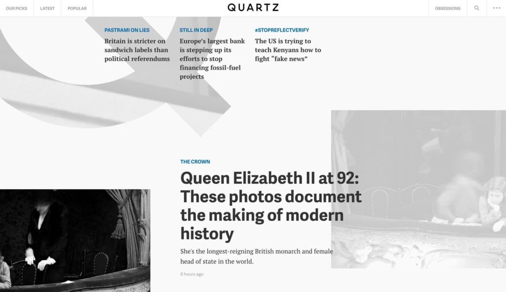 Quartz Website