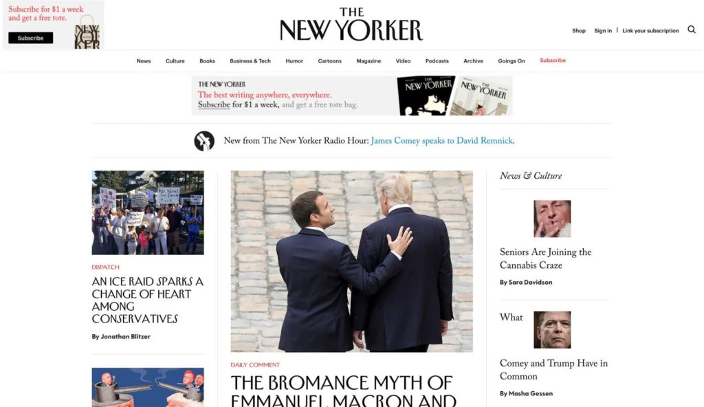 The New Yorker Website