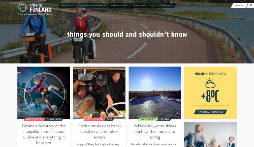 This is Finland Website