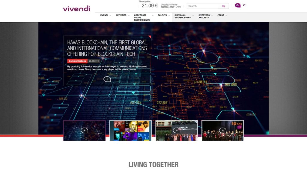 Vivendi Website